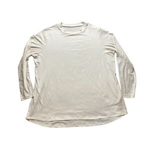 Susan Graver Shirt Adult Extra Large‎ White Modern Essentials Oversized Mens